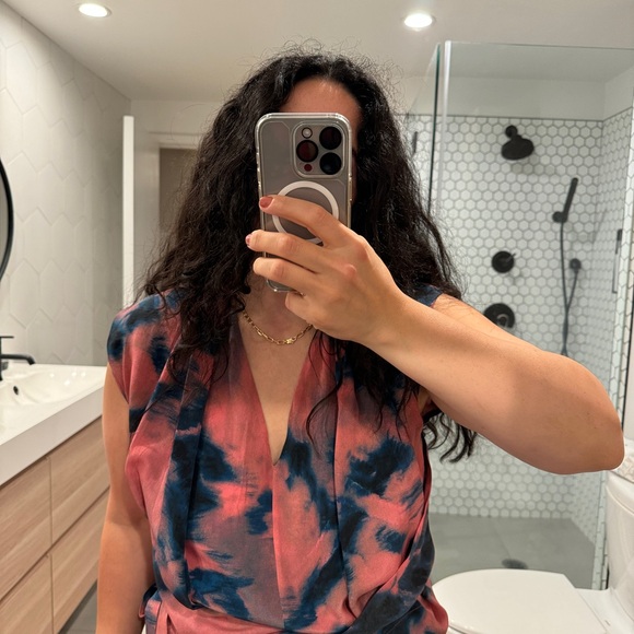 Iro Silk Tie Dye Orphee Blouse - Size 42 FR - Picture 10 of 11